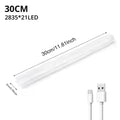 💡 Luz LED Inteligente 30 cm com Sensor de Presença | Recarregável USB | Instalação Magnética