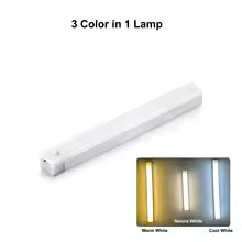 💡 Luz LED Inteligente 30 cm com Sensor de Presença | Recarregável USB | Instalação Magnética